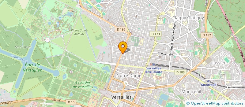 localisation de l'entreprise SOC GERANCE DOMAINE CHEFFONTAINES à VERSAILLES
