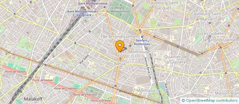 localisation de l'entreprise SOC GERANCE ENTREPRISE AVIGNON à PARIS