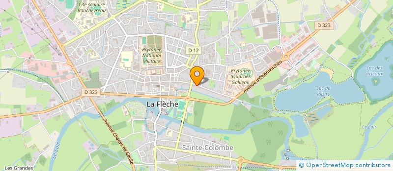 localisation de l'entreprise SOC GESTION CINEMATOGRAPHIQUE à LA FLECHE
