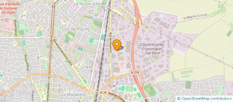 localisation de l'entreprise SOC GESTION CONSEIL EN ORGANISATION à DIJON