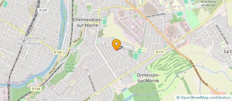 localisation de l'entreprise SOC GESTION D'ETUDES ET DE REALISATIONS à ORMESSON-SUR-MARNE