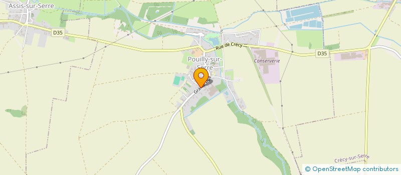 localisation de l'entreprise SOC GESTION DE PORTEFEUILLE NONILOC  POUILLY-SUR-SERRE