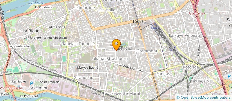 localisation de l'entreprise SOC GESTION DE TRAVAUX à TOURS