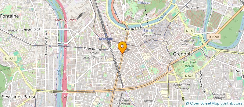 localisation de l'entreprise SOC GESTION DIFFUSION DE L OR à GRENOBLE