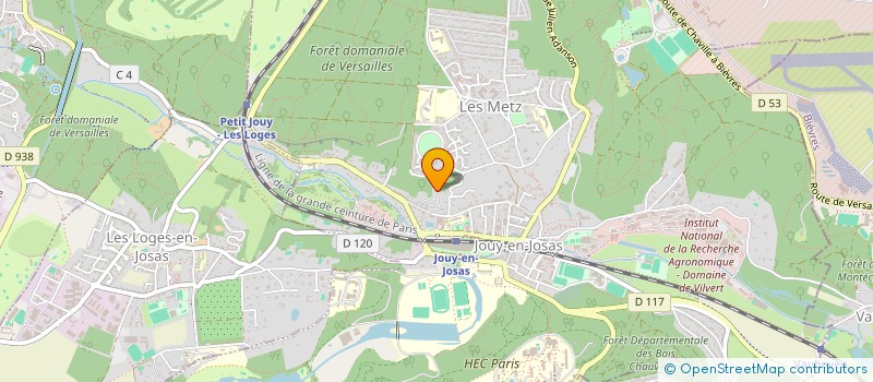 localisation de l'entreprise SOC GESTION EDITIONS COLLOQUES IREMAS  JOUY-EN-JOSAS