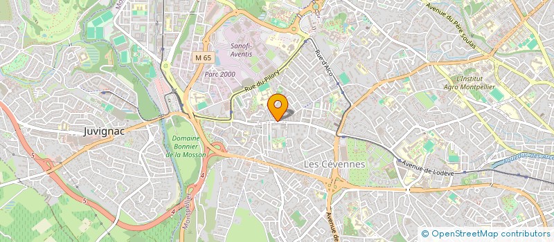 localisation de l'entreprise SOC GESTION ET PPARTICIPATION CELLENEUVE à MONTPELLIER