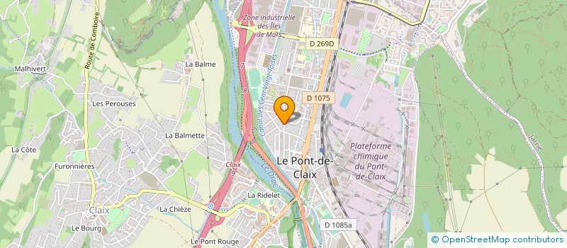 localisation de l'entreprise SOC GESTION ETABLISSEMENTS LE TABOR à LE PONT-DE-CLAIX