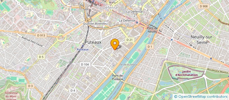 localisation de l'entreprise SOC GESTION ETUDES & REALISATIONS INDUST à PUTEAUX