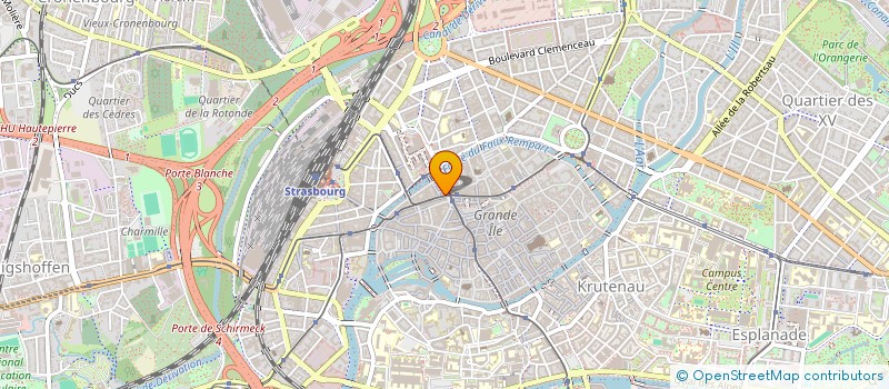 localisation de l'entreprise SOC GESTION EXPL CINEMATOGRAPHIQUES à STRASBOURG
