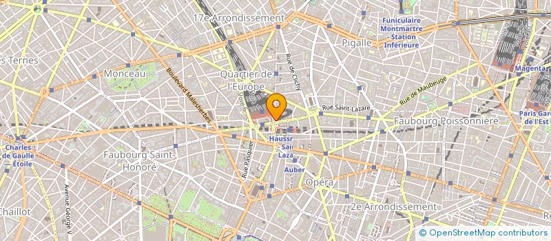 localisation de l'entreprise SOC GESTION HOTELIERE INTERN RESTAUR à PARIS