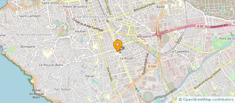 localisation de l'entreprise SOC GESTION IMMO J ET M PLAISANT à MARSEILLE
