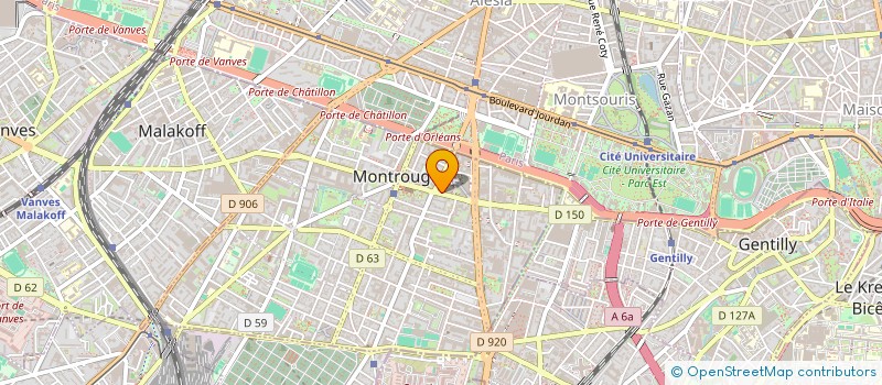 localisation de l'entreprise SOC GESTION IMMOBILIERE à MONTROUGE