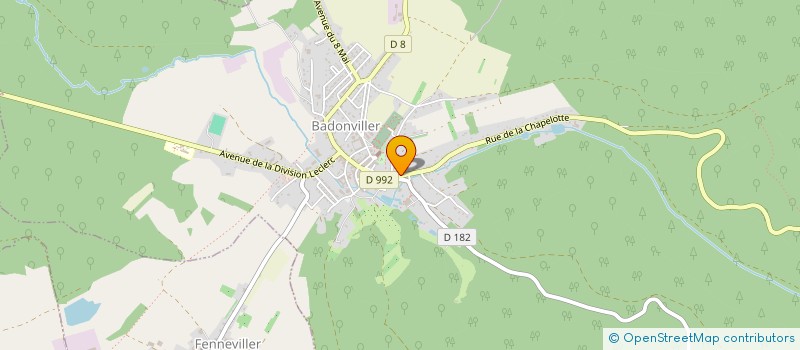 localisation de l'entreprise SOC GESTION ORGANISATION AUDIT à BADONVILLER
