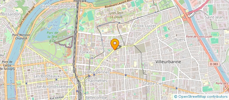 localisation de l'entreprise SOC GESTION TECHNIQUE IMMOBILIERE à VILLEURBANNE