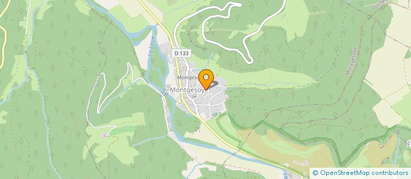localisation de l'entreprise SOC GIGOULEY FRERES à MONTGESOYE