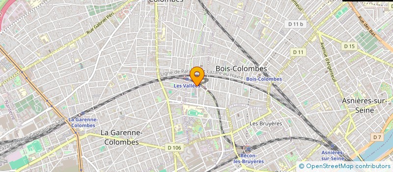 localisation de l'entreprise SOC GILLES  BOIS-COLOMBES