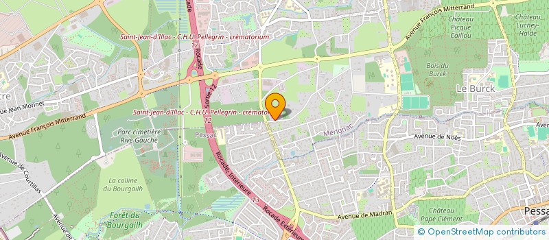 localisation de l'entreprise SOC GIRONDINE IMPORT EXPORT  MERIGNAC