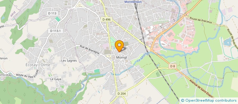 localisation de l'entreprise SOC GIRTAL  MONTBRISON