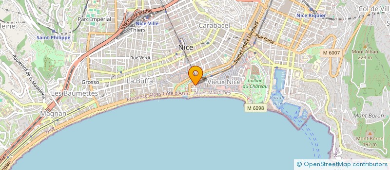localisation de l'entreprise SOC GLE DE TRAVAUX PUBLICS & DU BATIMENT à NICE