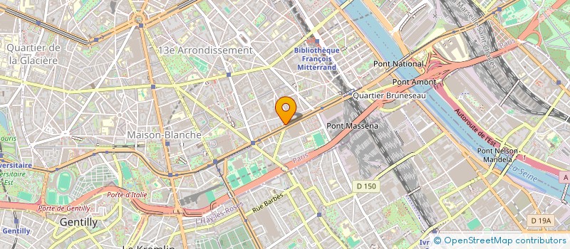 localisation de l'entreprise SOC GNI (GROUPE DE NETTOYAGE INDUSTRIEL)  PARIS