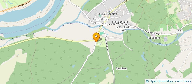 localisation de l'entreprise SOC GONIN ET COMPAGNIE  CANDE-SUR-BEUVRON