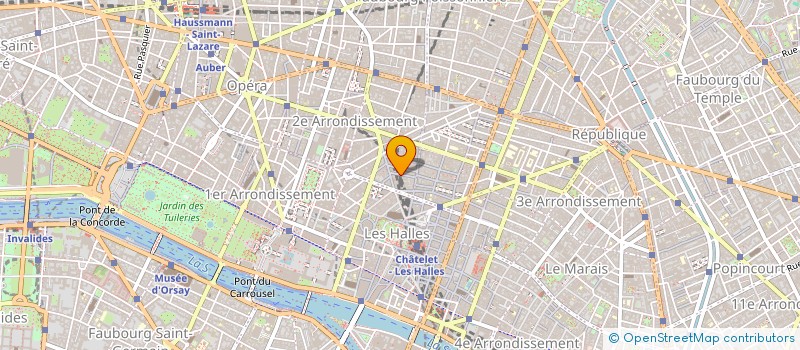 localisation de l'entreprise SOC GOTTELAND ET JARLAND à PARIS