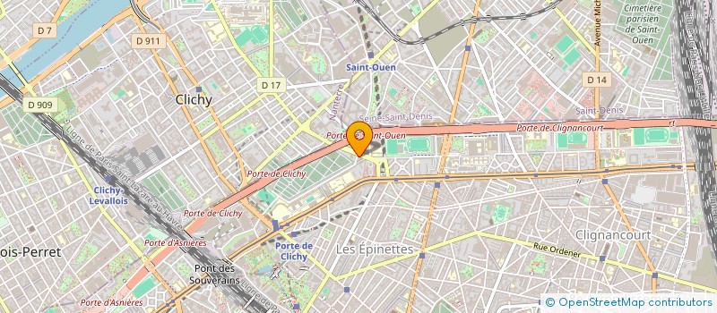 localisation de l'entreprise SOC GRANDE LOGE DE FRANCE  PARIS 17