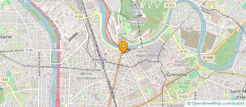 localisation de l'entreprise SOC GRENOBLOISE INVESTISSEMENTS FONCIERS à GRENOBLE