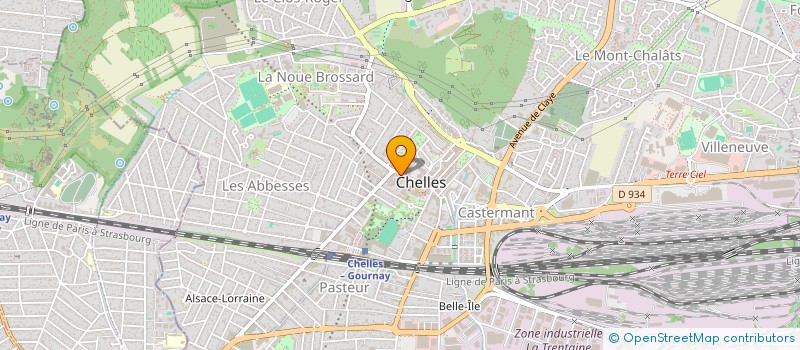 localisation de l'entreprise SOC GROUP KAD KENFIELD à CHELLES