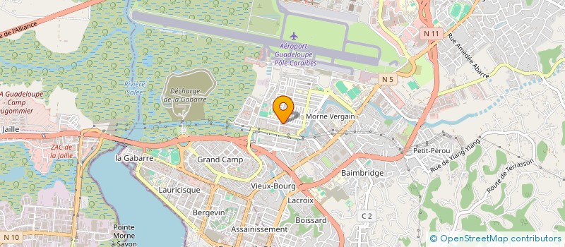 localisation de l'entreprise SOC GUADEL IMPORT EXPORT à LES ABYMES