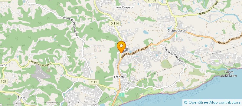 localisation de l'entreprise SOC GUADELOUP ETUDES REALIT DE TRAVAUX à SAINTE-ANNE