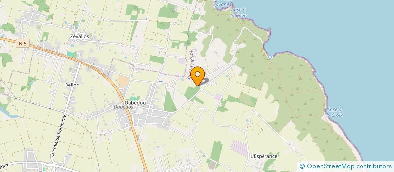 localisation de l'entreprise SOC GUADELOUPE DE PROJECTION ET D'ENDUIT  SAINT-FRANCOIS