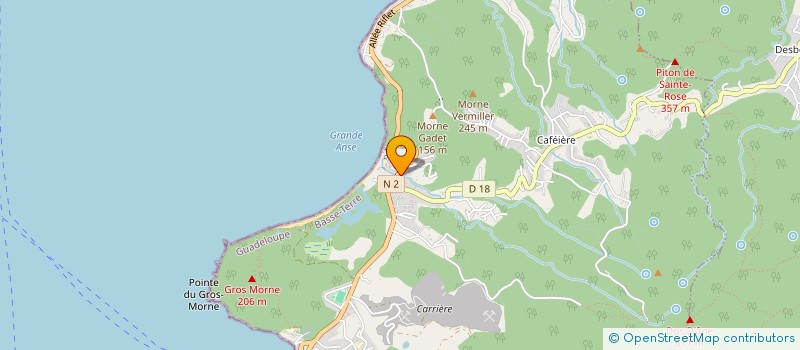 localisation de l'entreprise SOC GUADELOUPEENNE AMENAGEMENT à DESHAIES