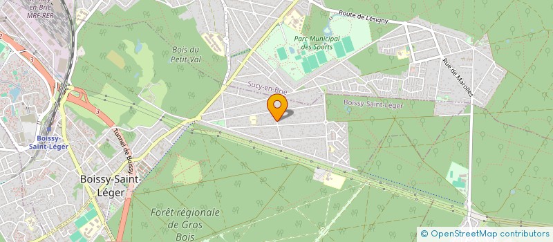 localisation de l'entreprise SOC GUEDJ CLAUDE à BOISSY-SAINT-LEGER