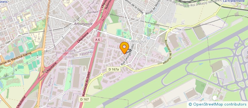 localisation de l'entreprise SOC GUEURY PERROT  WISSOUS