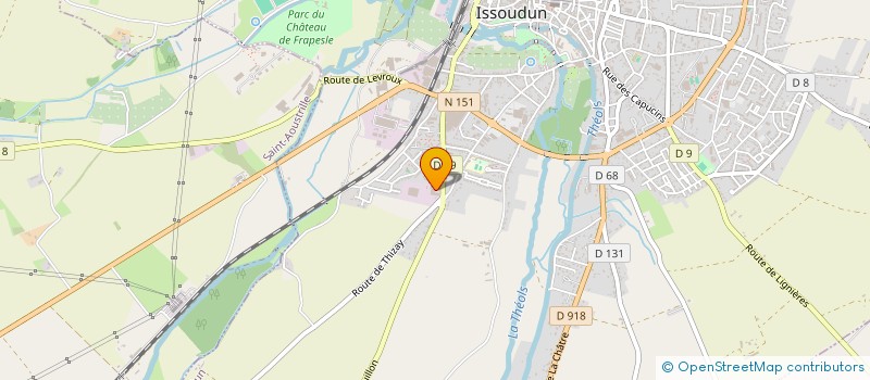 localisation de l'entreprise SOC GUILLEMETS SARL à ISSOUDUN