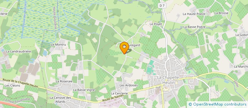 localisation de l'entreprise SOC GUIMBRETIERE MICHEL à LA CHAPELLE-HEULIN