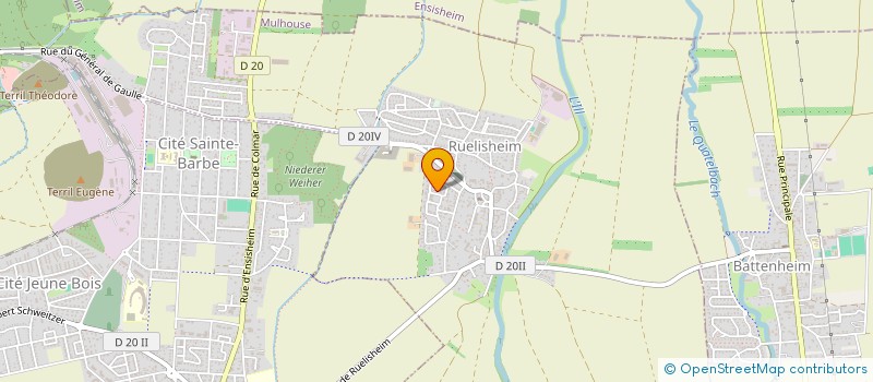 localisation de l'entreprise SOC GYM INDEPENDANTE DE KINGERSHEIM  RUELISHEIM