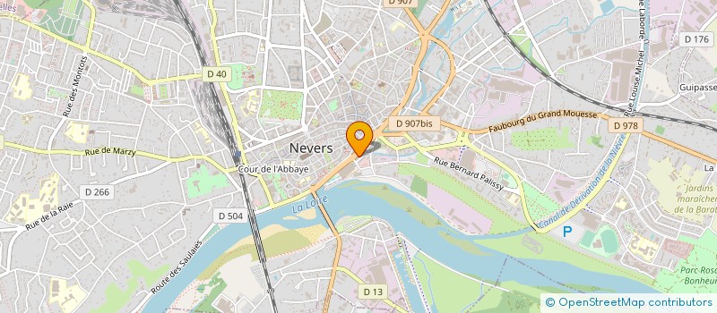 localisation de l'entreprise SOC GYMNAST SPORT ATHLETIQ LA NIVERNAISE à NEVERS