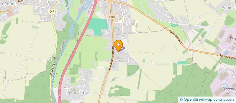 localisation de l'entreprise SOC GYMNASTIQUE FRATERNELLE DE LOUVIERS  LOUVIERS