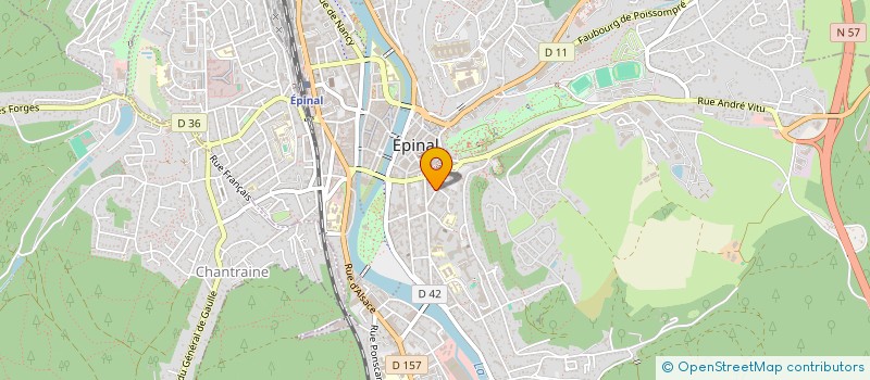 localisation de l'entreprise SOC GYMNASTIQUE LA VOSGIENNE à EPINAL