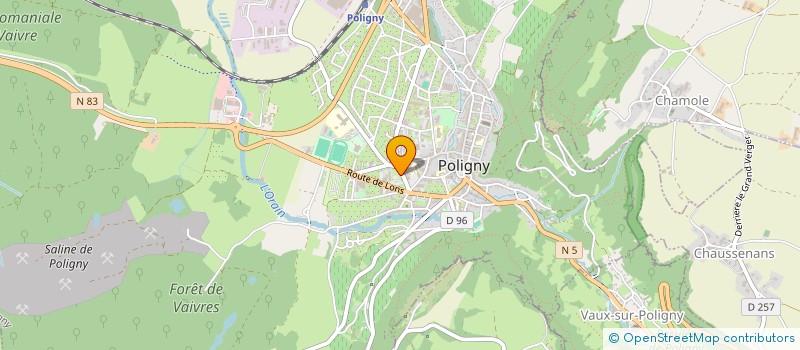 localisation de l'entreprise SOC GYMNASTIQUE SEQUANAISE à POLIGNY
