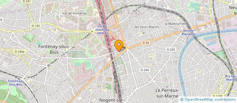 localisation de l'entreprise SOC H GIRARDIN  LE PERREUX-SUR-MARNE