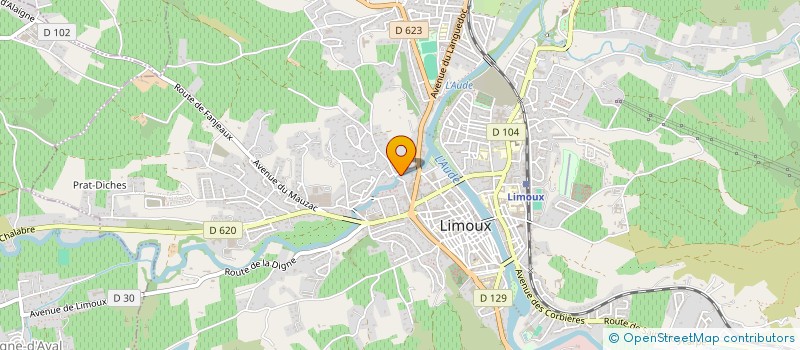 localisation de l'entreprise SOC HABITAT BUREAUX COMMERCES à LIMOUX