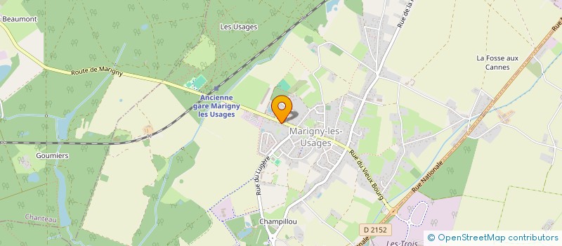 localisation de l'entreprise SOC HALLE MARCHANDISES à MARIGNY-LES-USAGES
