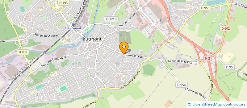localisation de l'entreprise SOC HANNOTHIAUX P à HAUTMONT