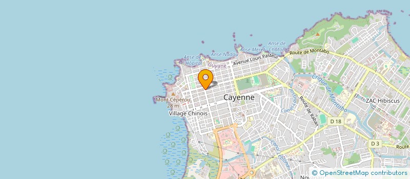 localisation de l'entreprise SOC HARMONIE SM à CAYENNE