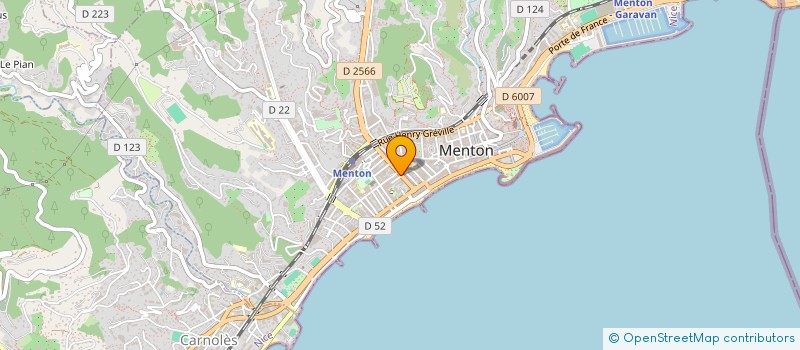 localisation de l'entreprise SOC HAULET MOTTO à MENTON