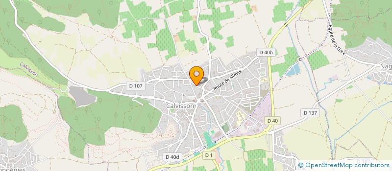 localisation de l'entreprise SOC HAUTES CIMES à CALVISSON