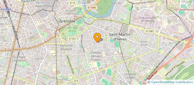 localisation de l'entreprise SOC HELENE CHATEL FRANCE à GRENOBLE